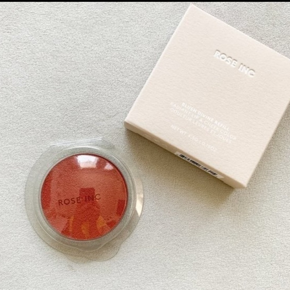 💎 ROSE INC CREAM BLUSH REFILLABLE CHEEK & LIP COLOR FOXGLOVE Full-Size